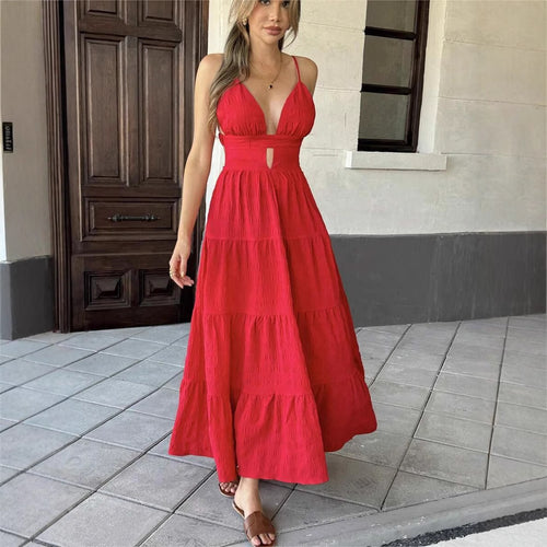 Women's Fashion Casual Sleeveless Strap Dress