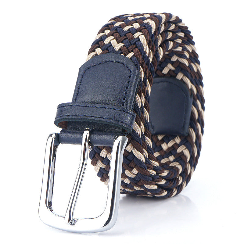 Silk Elastic Woven Elastic Men's Women's Belt Canvas Belt