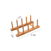 Tableware display wooden tea cake rack