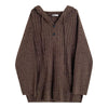 Hooded Rope Pullover Sweater Loose For Women