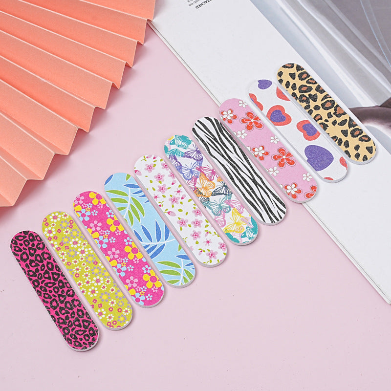 9cm Printed Nail File Color Pattern