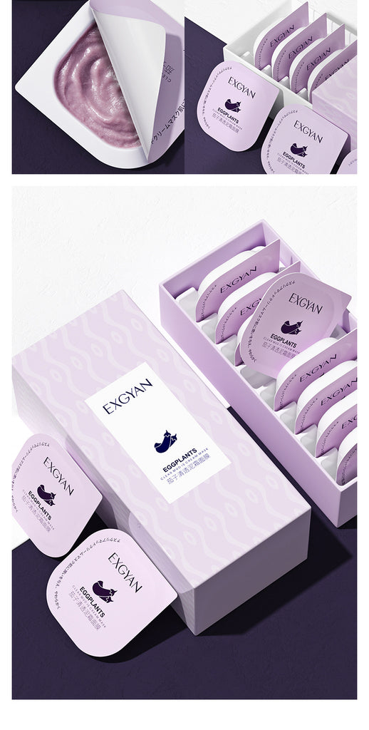 Eggplant Mask Clear Mud Cream Moisturizing Smear Mask