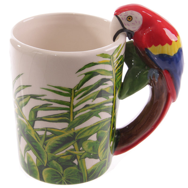 Parrot cup coffee cup