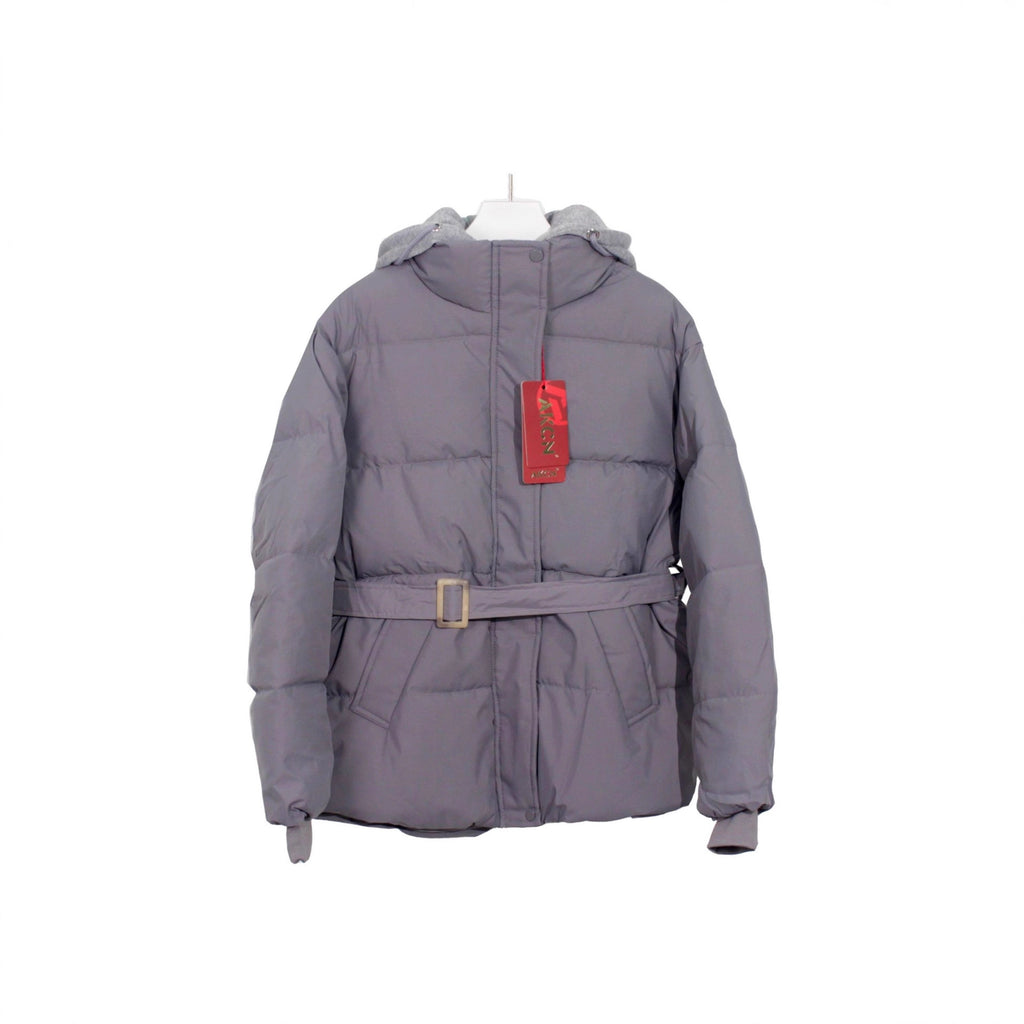 Elegant Hooded Cotton Jacket For Women