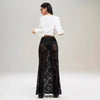 Slim-fit Sheath Street Fashion High Waist Lace Skirt