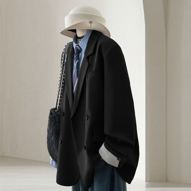 جاكيت فضفاض متعدد الاستخدامات بتصميم كلاسيكي أنيق