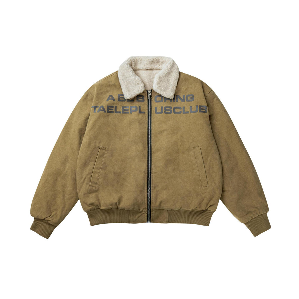 Retro Winter Lamb Men's And Women's Cotton-padded Jacket