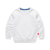 Boys Korean Round Neck Solid Color Loose Long Sleeve Pullover