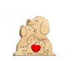 Personalized Wooden Ornaments With Dog Shaped Home Decor
