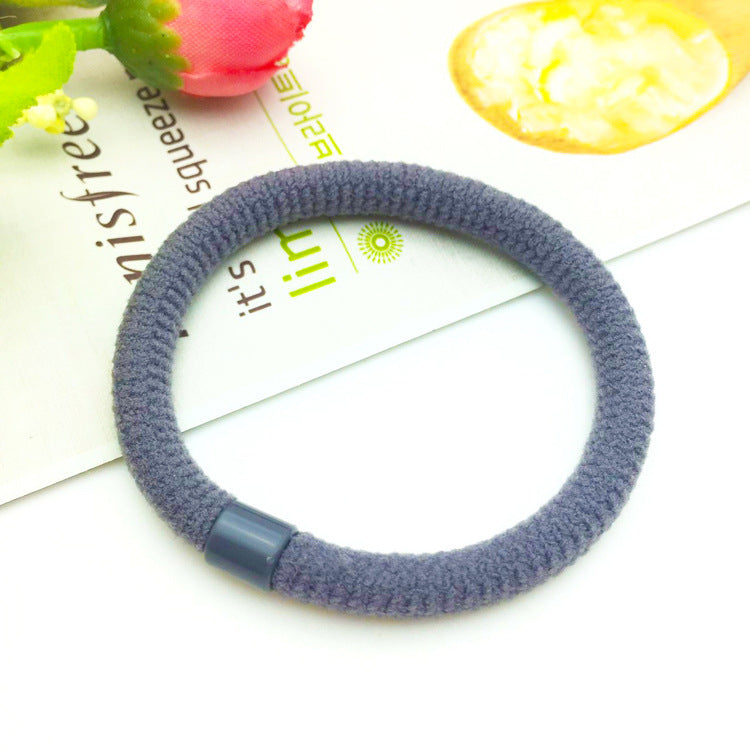 Simple Women's Solid Color Rubber Band Head Rope
