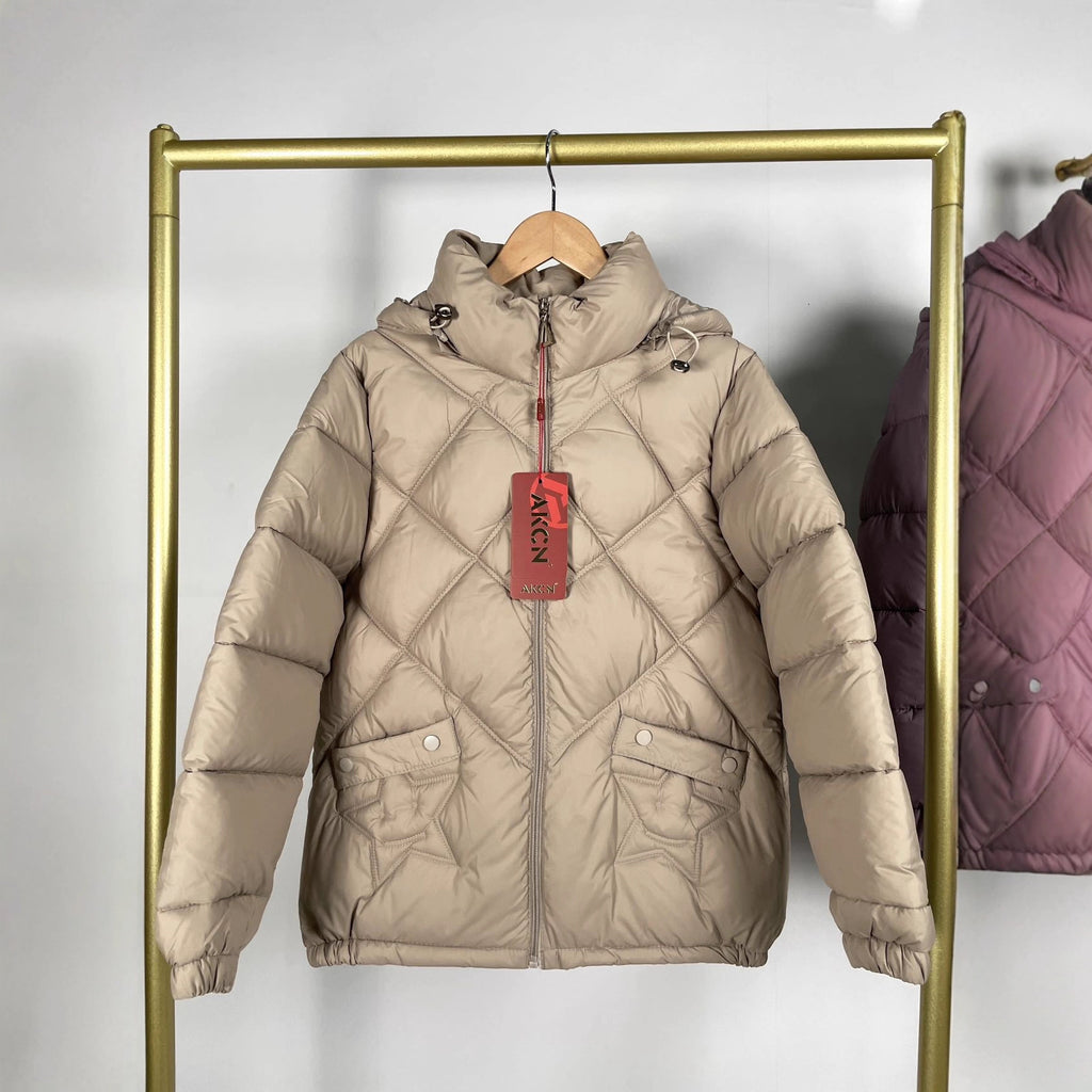 Women's Stand Collar Loose Autumn And Winter Warm Coat