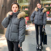 Loose Hooded Gloves Thickened Thermal Quilted Jacket Coat For Women