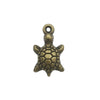 Retro Tibetan Silver Antique Brass Alloy DIY Accessories Marine Turtle Shell Necklace Bracelet Jewelry