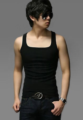 Men's Square Collar Vest