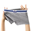 New Men's Underwear Pure Color Cotton Mid-waist Underwear