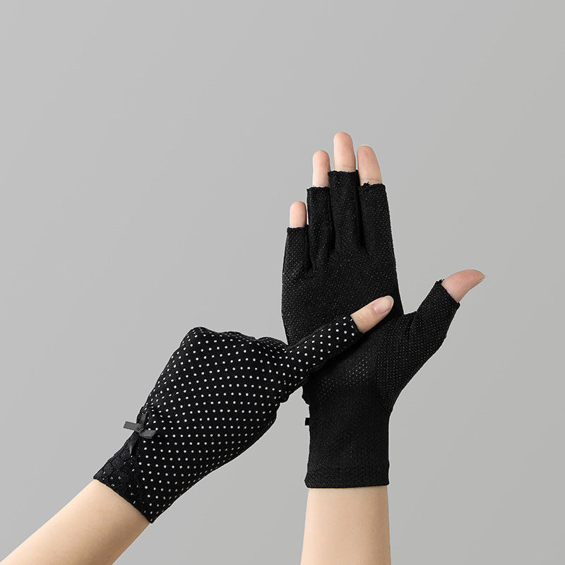 Cycling And Driving Anti-slip Touch Screen UV Protection Sun Protection Gloves