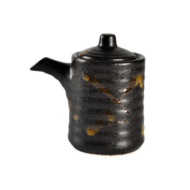 Seasoning Soy Sauce Ancient Simple Japanese Ceramic Oil Pot