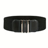 Elegant Retro Metal Buckle Belt Women