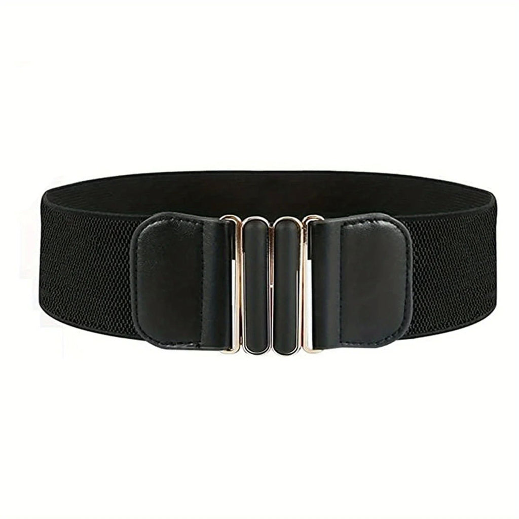Elegant Retro Metal Buckle Belt Women