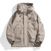 Loose Cargo Waterproof Jacket Coat Hooded