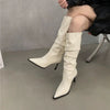 New High-rise Retro Niche-design Over-the-knee Boots