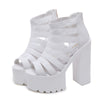 Stage Shoes Nightclub Platform High Heel Platform Shoes Chunky Heel Women's Sandals