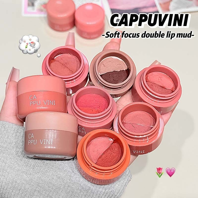 Soft-focus Dual-tone Matte Lip Glaze With A Frosted Texture