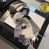 Unisex Cashmere-like Plaid Light Luxury Scarf