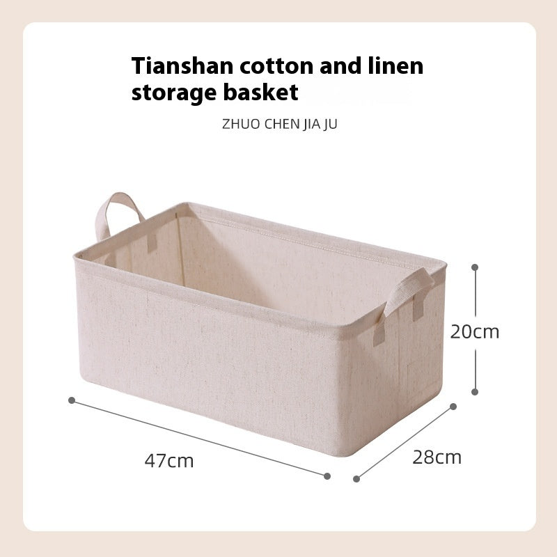 Morandi Clothing Storage Basket Finisher Household Fabrics