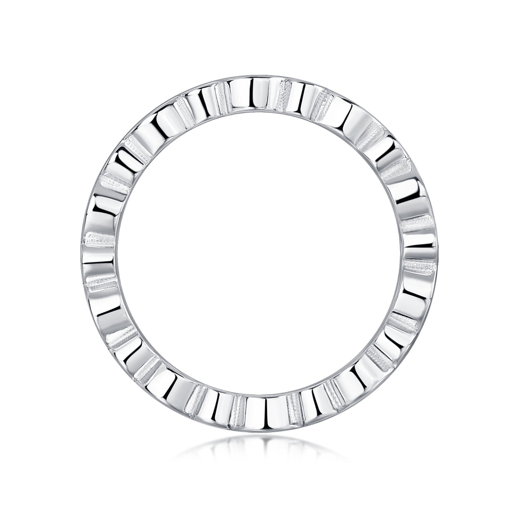 Starry Sky - A Wedding Ring Set With Top-quality Moissanite S925 Silver And Platinum-plated Diamond. The Ring Can Be Inspected With A Diamond Pen