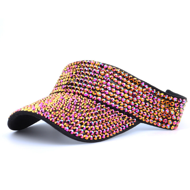 Spot Drill Sun Hat Sun Protection No Top Girl's Cap