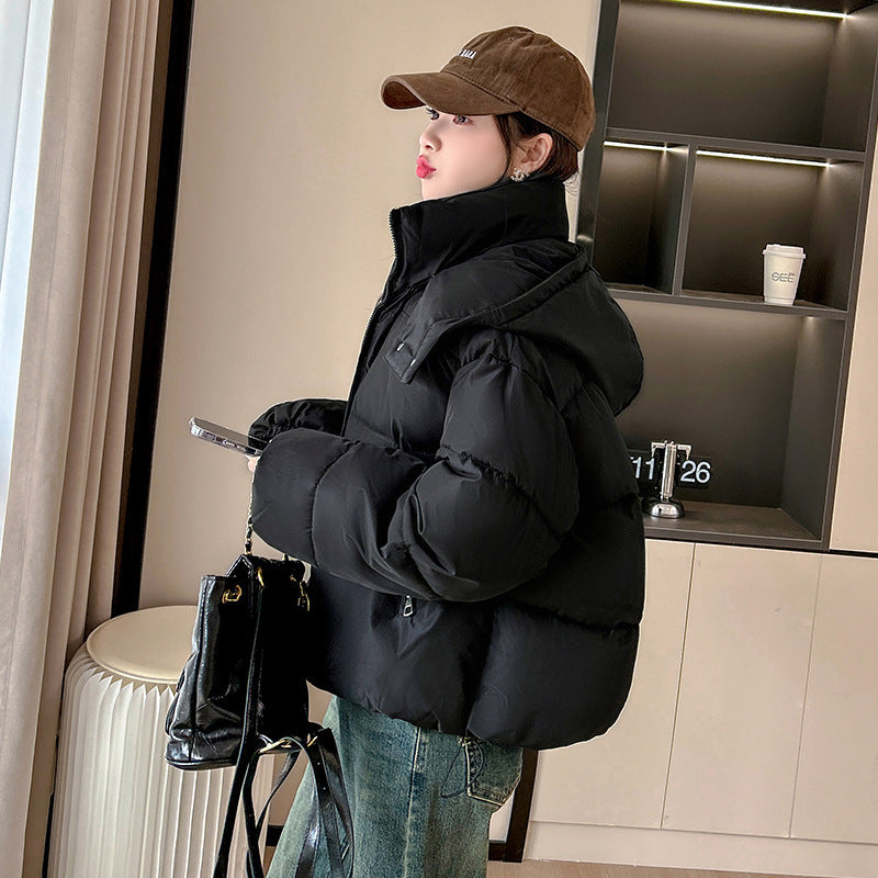 Winter Hooded Slim-fitting Cotton-padded Jacket Fashionable Stylish