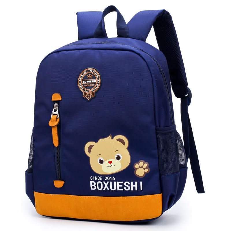 A cartoon bear nursery school schoolbag, schoolbag, schoolboy, boy and boy, baby boy and baby travel back - Eshtree