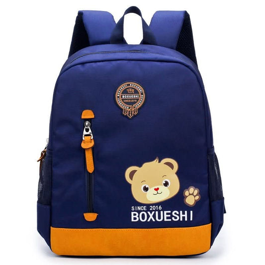 A cartoon bear nursery school schoolbag, schoolbag, schoolboy, boy and boy, baby boy and baby travel back - Eshtree