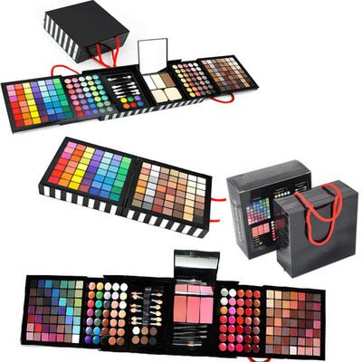 A Foreign Trade On Behalf Of Explosion Deluxe 177 Color Eye Shadow Bronzing Plate Combination Makeup Set White Optional - Eshtree