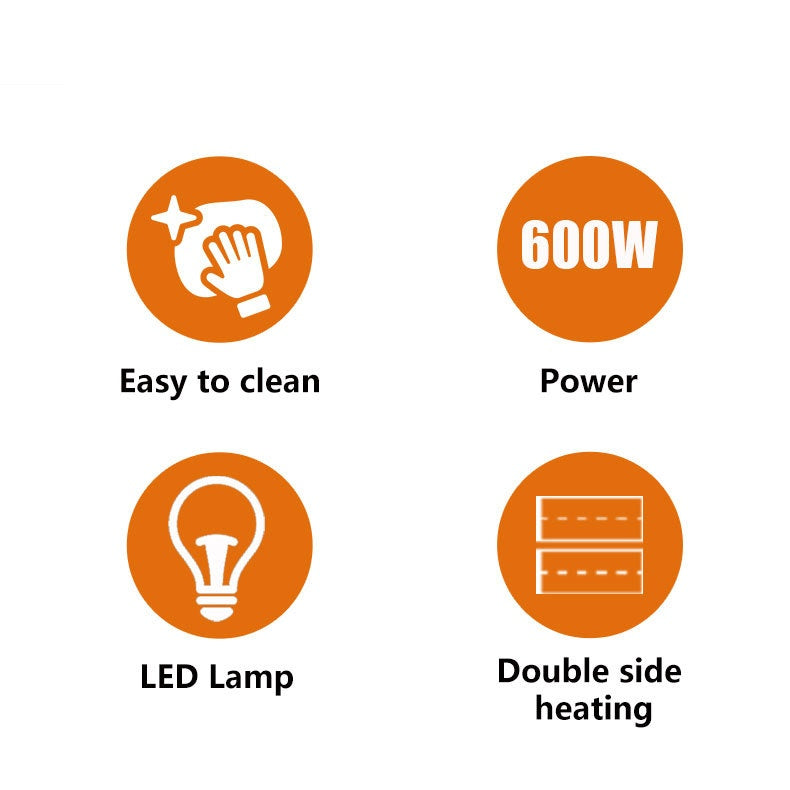 Breakfast Machine 6 In1 Household Cake Machine Waffle Donut Bread Maker