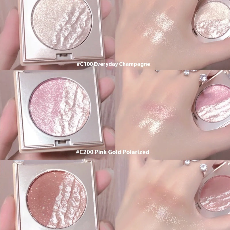 Two-color High-gloss Three-dimensional Long-lasting Contour Compact