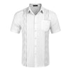 Cuba Beach Top Pocket Guayabella Shirt