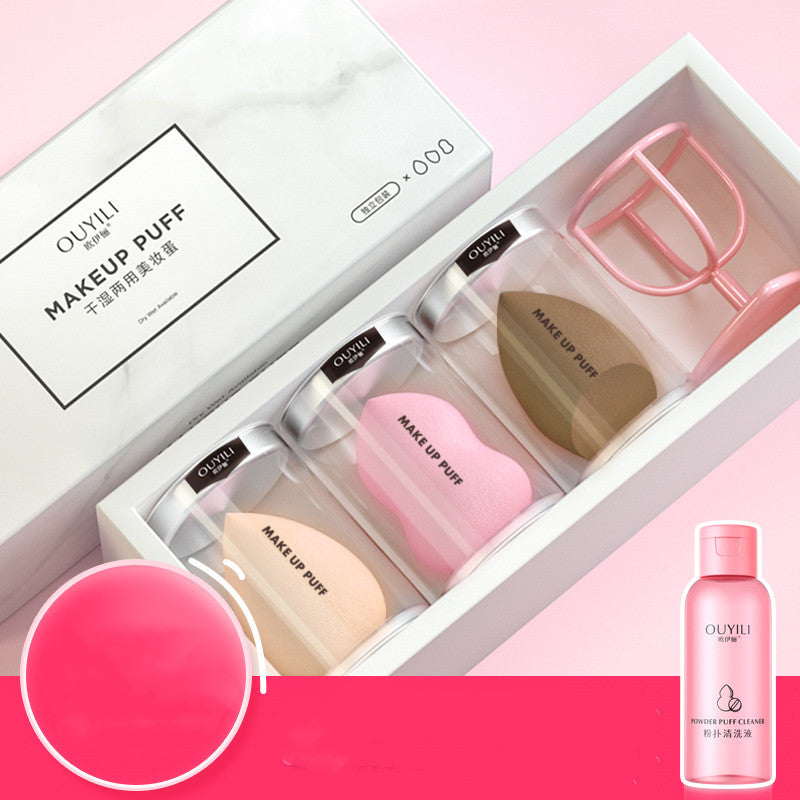 بيضة الجمال، إسفنجة القرع، وسادة، أدوات المكياج