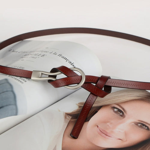 Cowhide Belt Women's Belt Fashion