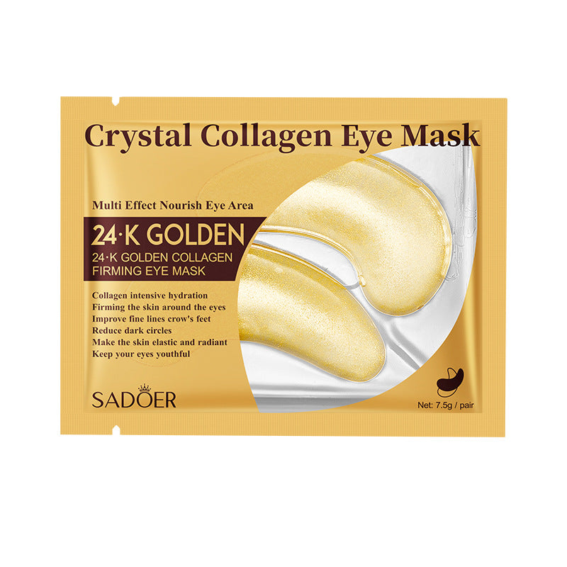 24K Gold Collagen Firming Eye Mask 75g Hydrating And Moisturizing
