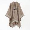 Extra Large Thickened Warm Split Cloak Scarf