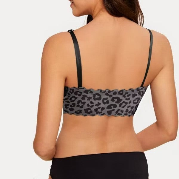 Sexy Leopard-print Seamless Women's Lingerie