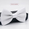 Men's Solid Color Formal Wear Wedding Business Casual Groom Groomsman Bow Tie