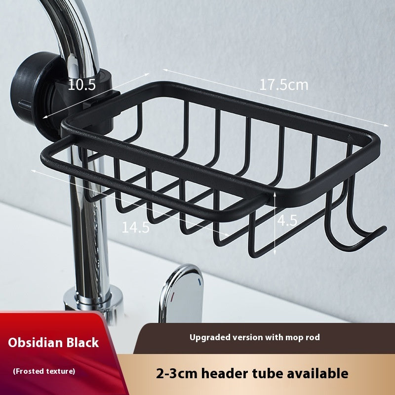 Kitchen Racks Hanging On A Faucet Household