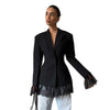 Gentle Niche Design Black Small Business Suit Coat