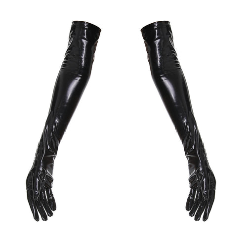 European And American Punk Hip Hop PU Gloves