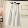 Summer High Waist Drooping Large Skirt Over-the-knee Skirt Women