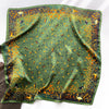 Autumn And Winter New Literary Flower Printing Silk Kerchief Women