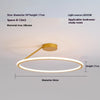 Simple Modern Led Ceiling Light Room Round Lighting